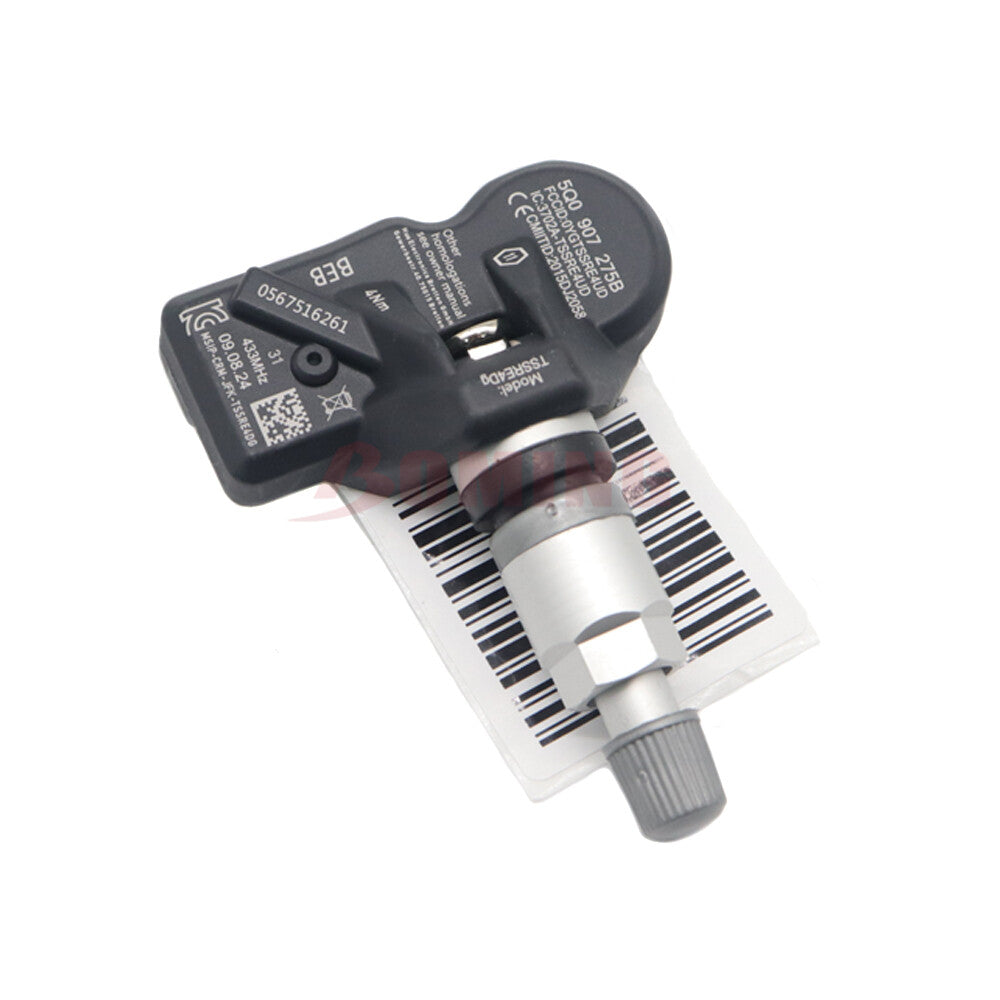 4Pcs 5Q0907275B TPMS Tire Air Pressure Sensor for Porsche for Audi for Volkswagen