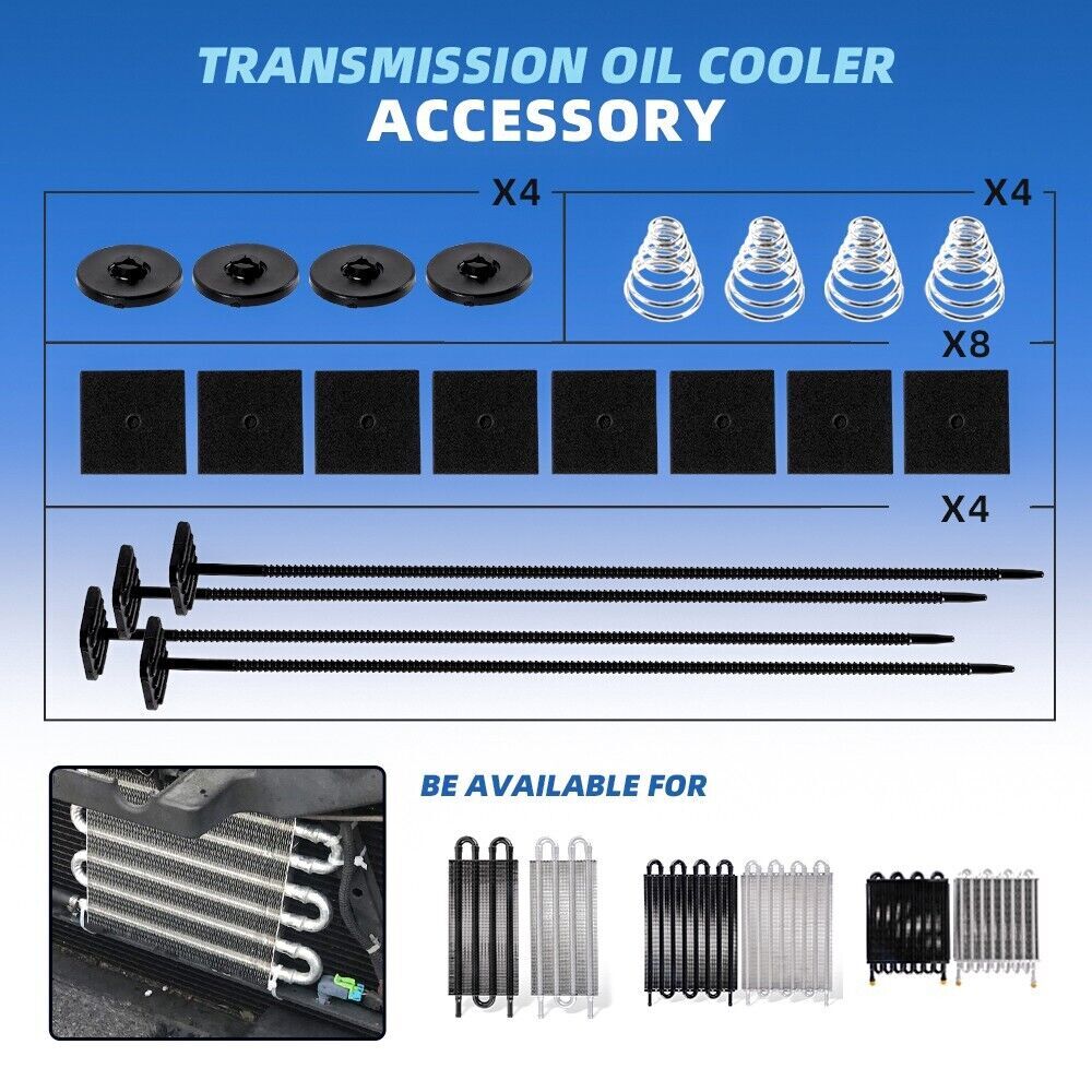 Electronic/Electric Radiator Cooling Fan Monting Tie Strap/Lock/Pad Kits Q