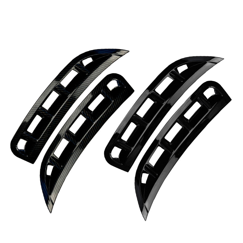 for Benz GLE350 GLE450 2020 Black 2x Front wheel Bumper Vent Hood Fender