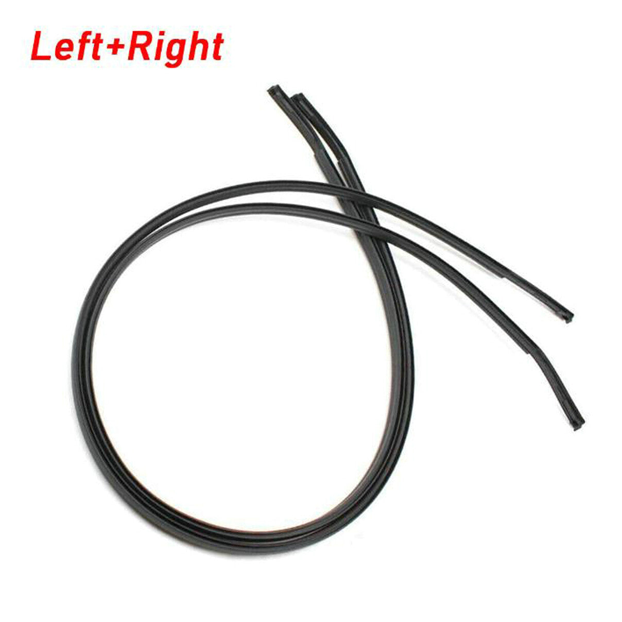 2-Piece for Toyota Yaris Hatchback 2007-2011 Roof Drip Molded Side Trim Strips