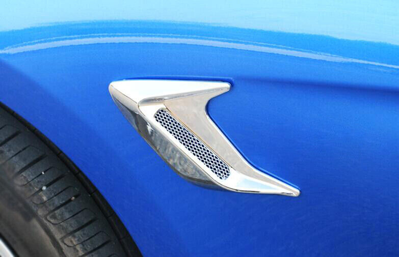 for BMW 5 Series 2018-2023 ABS Chrome Air Flow Vent Side Decoration Sticker Trim