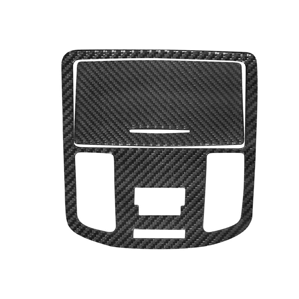 for Audi Q5 2018-2021 Carbon Fiber Interior Gear Shift Panel Cover Trim Sticker v