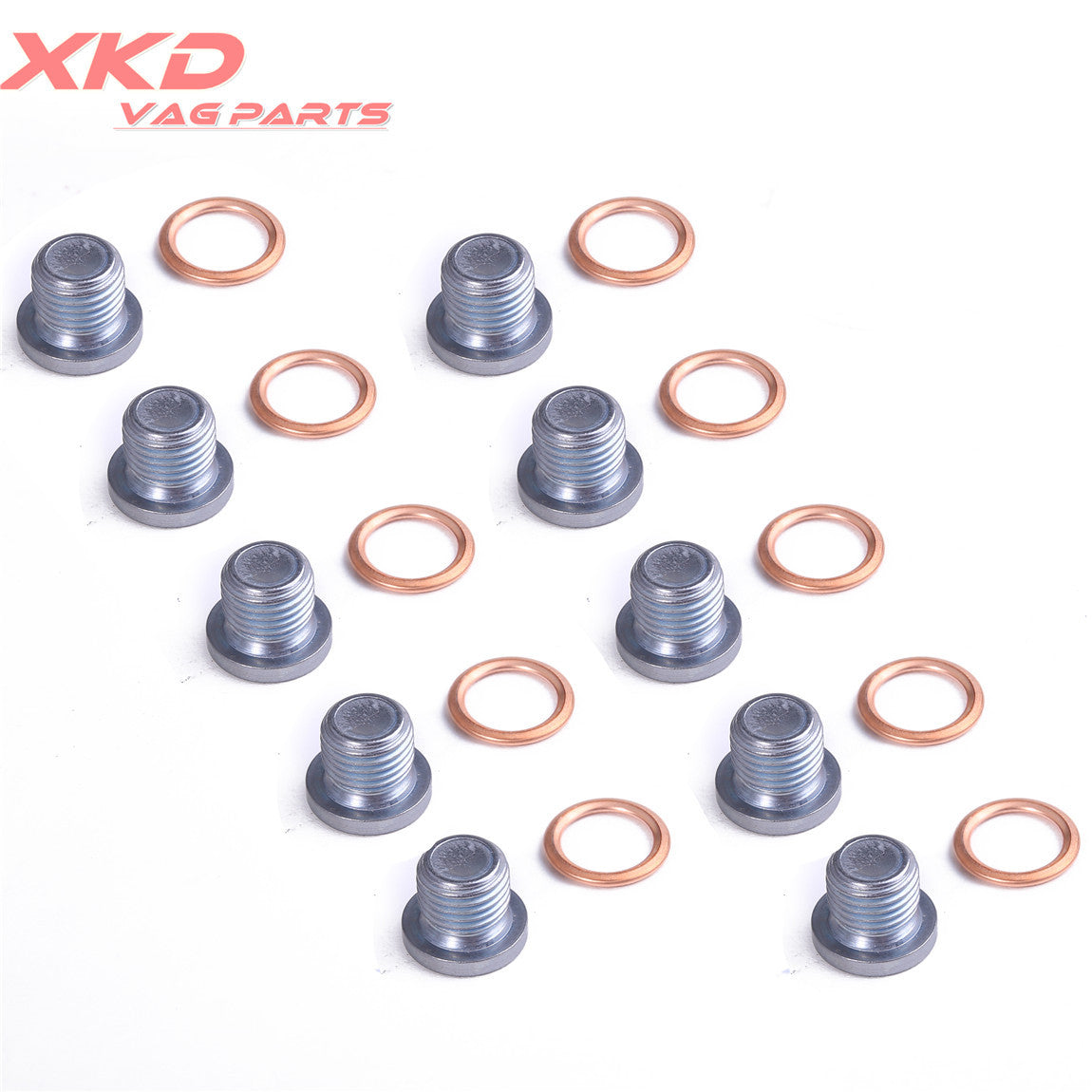 10X Engine Oil Drain Plug & Gaskets for VW for Jetta for Golf CC for Tiguan for AUDI Q3 N0138157 Q