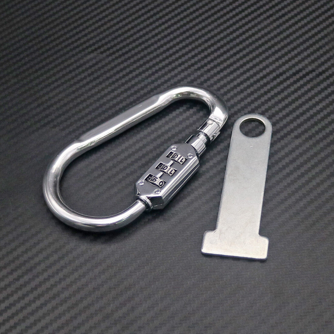 Motorcycle Dirt Bike Silver Helmet Security Lock And T-bar Tool for Harley for Honda Q