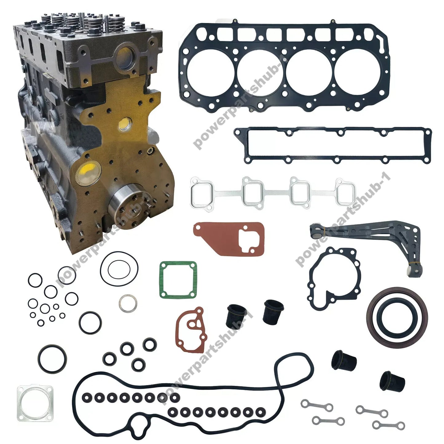 Cylinder Block Assembly&Gasket for Yanmar 4TNV98 4TNV98-YTBL 4TNV98T Engine Q