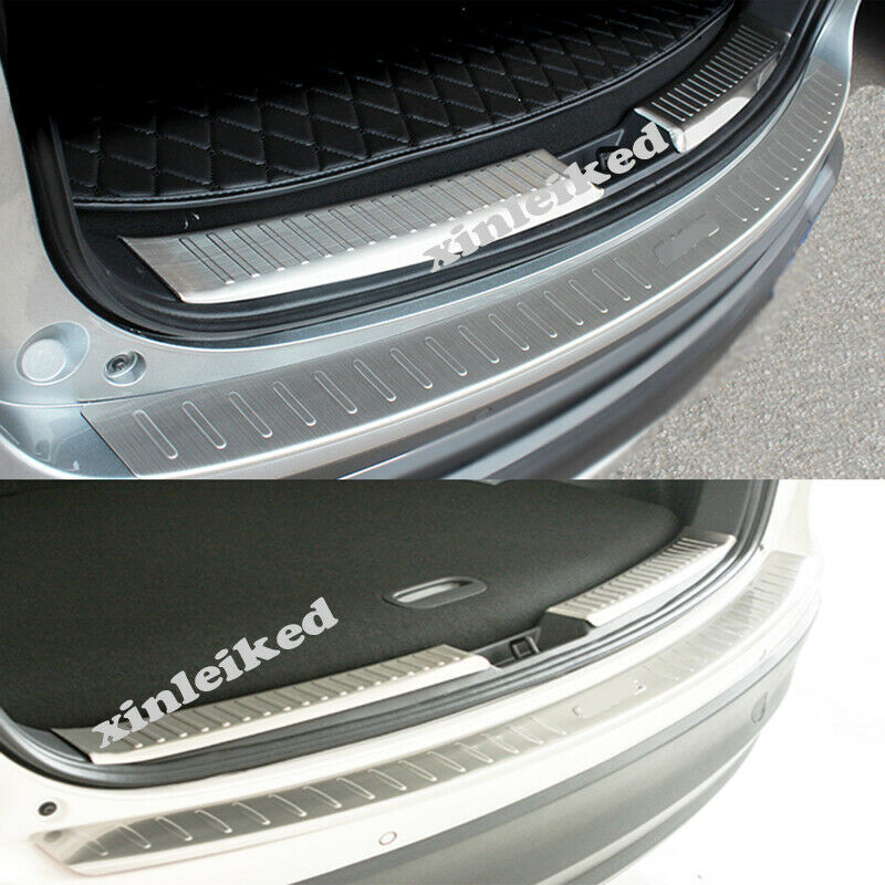 Rear Door Plate for Mazda CX-5 2012-2016 stainless Bumper Cover Scuff Sill Trim