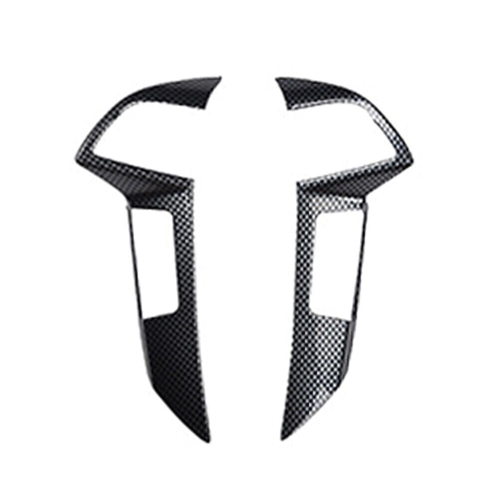 for Honda Accord 2008-2012 2011 2010 2X Carbon Fiber Steering Wheel Cover Trim