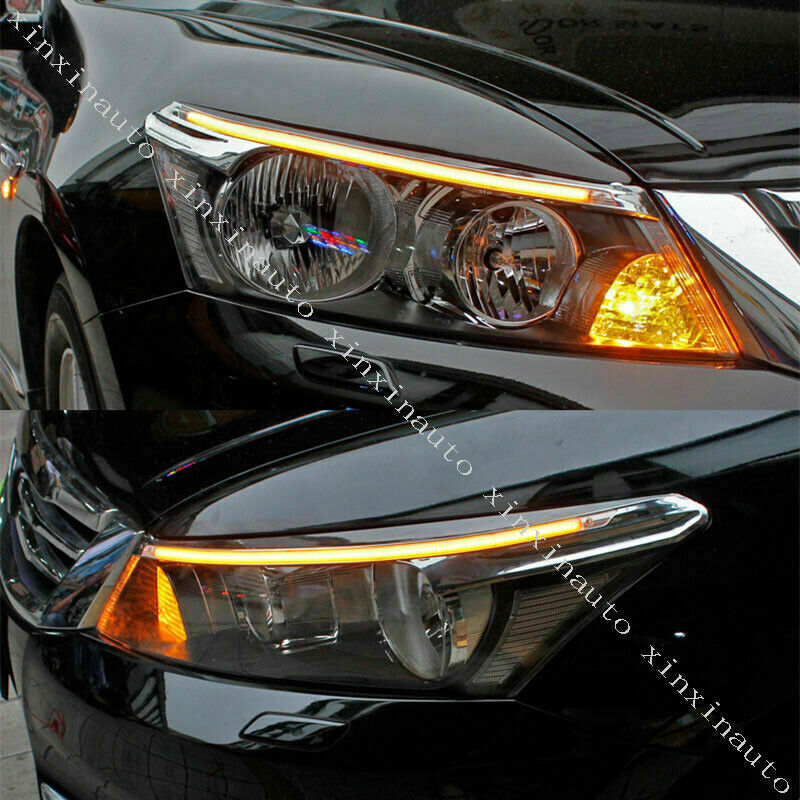 LED Headlight DRL Daytime Running Light Turn Signal for Honda Accord 2008-2012