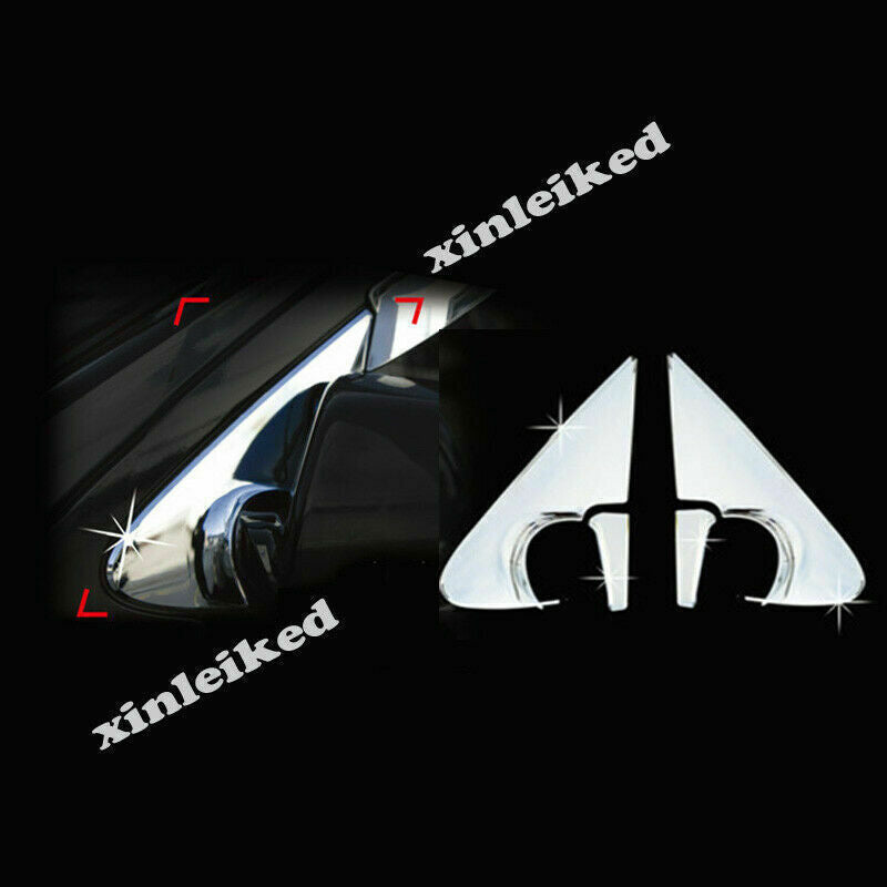 4p for Hyundai Santa Fe 2006-2012 Chrome Rearview Side Mirror Bracket Cover Trim