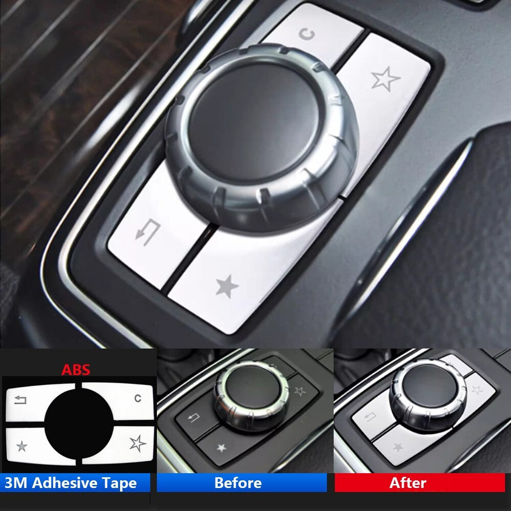 for Mercedes-Benz ML GL W166 X164 Center Console Multimedia Switch Cover Trim-