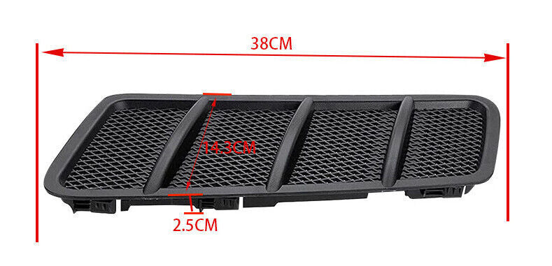 Pair for Mercedes Benz W166 ML GL Class 2012-15 Front Hood Air Vent Grille Trim Q