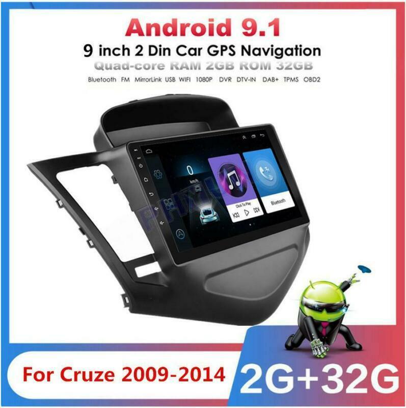 9'' Android 9.1 Car Stereo Radio 2+32GB for Cruze 2009-2014 with Canbus- n