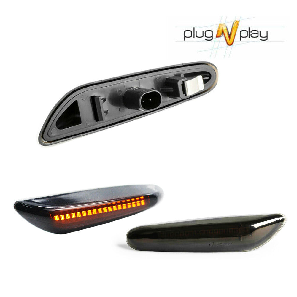 2004-2014 for 1 3 5 X- Front LED Side Marker Lights- v