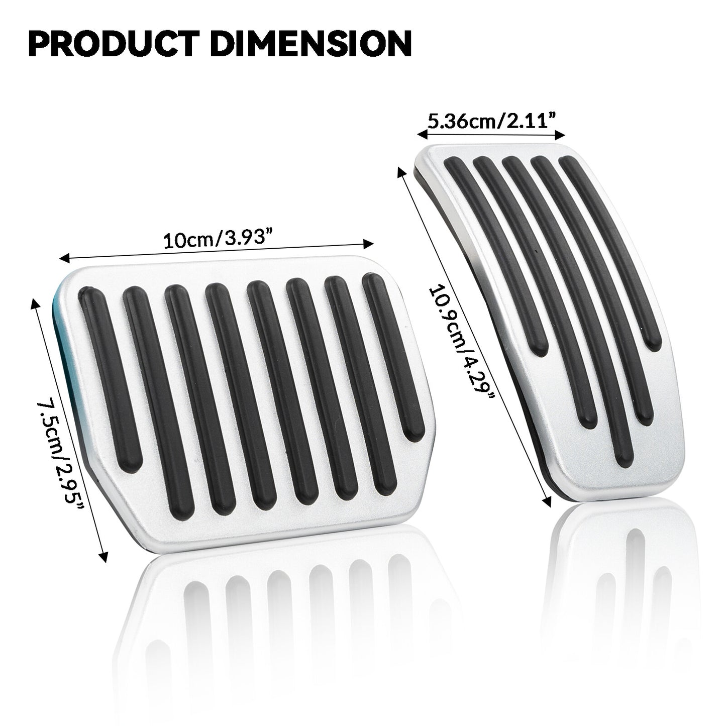 Foot Pedal for Tesla Model 3 Y 2017-2023 Accelerator Brake Pads Non-slip Treadle Q