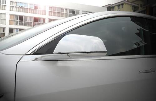 for Tesla Model 3 2017-2022 Chrome Rear View Side Mirror Cover Cap Trim decorate