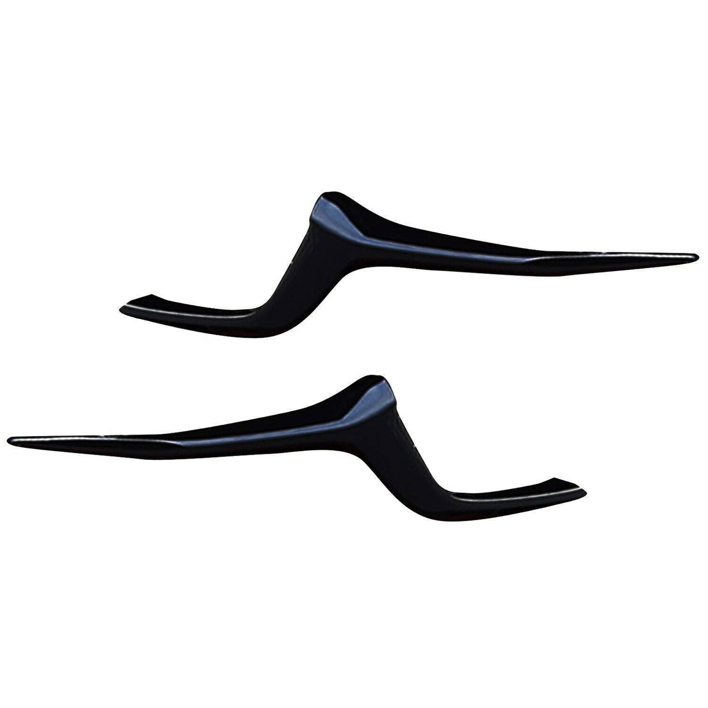 for Mazda CX-30 CX30 2020-24 Glossy Black Front Side Grille Stripe Cover Trim 2X
