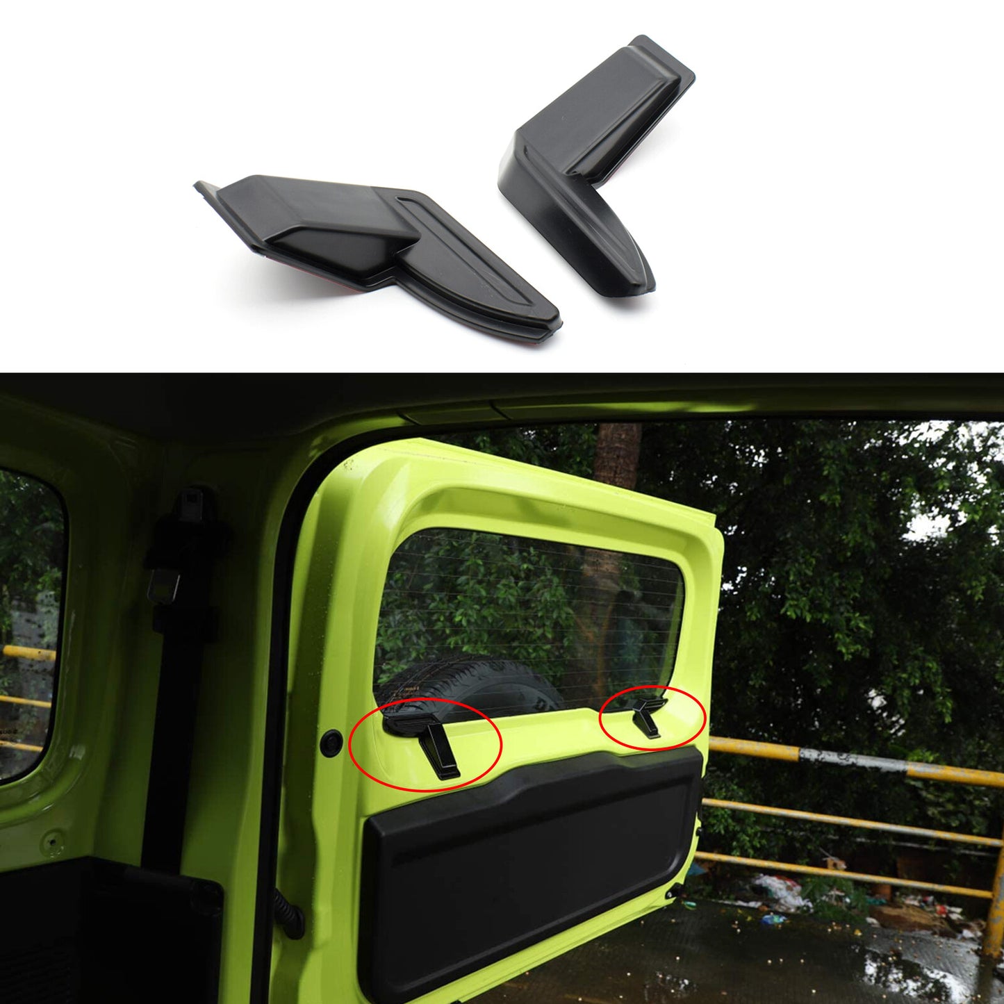 Rear Windshield Heating Wire Protection ABS Demister Cover for Suzuki for Jimny JB64