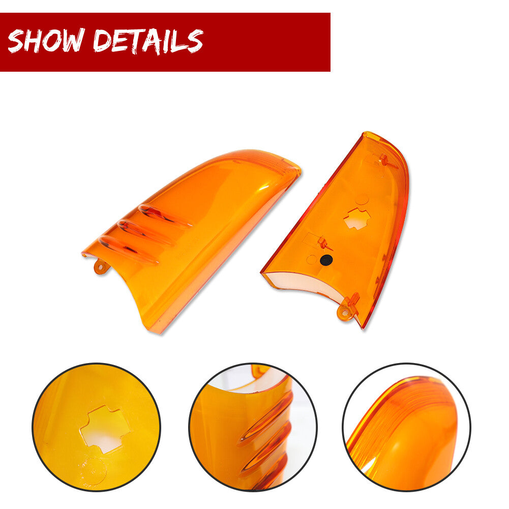 Side view door mirror signal light passenger driver cover for Trailblazer Envoy - v