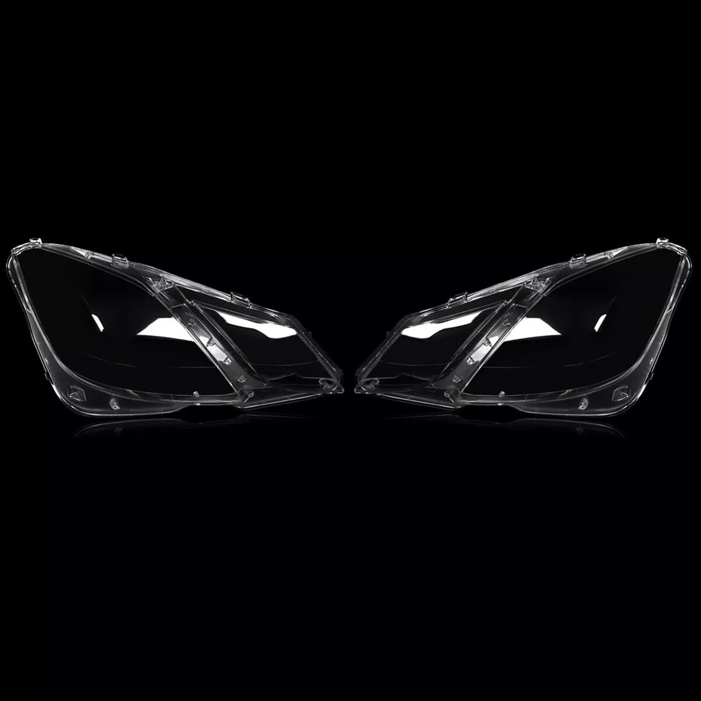 2x Front Headlight Lens Cover Lampshade for Benz W207 C207 E-Coupe 2010-2013