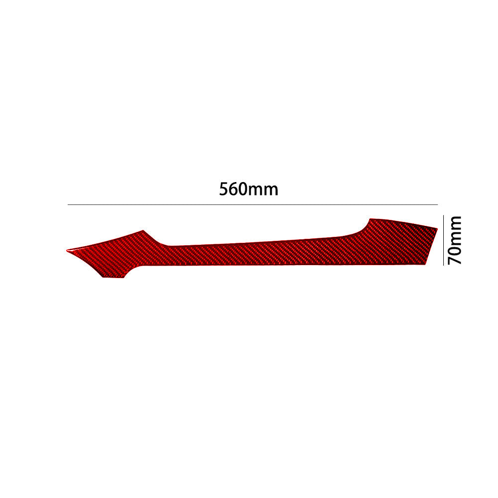 Red Carbon Fiber Window Lift Panel Cover Trim For M-class 2006-11 v