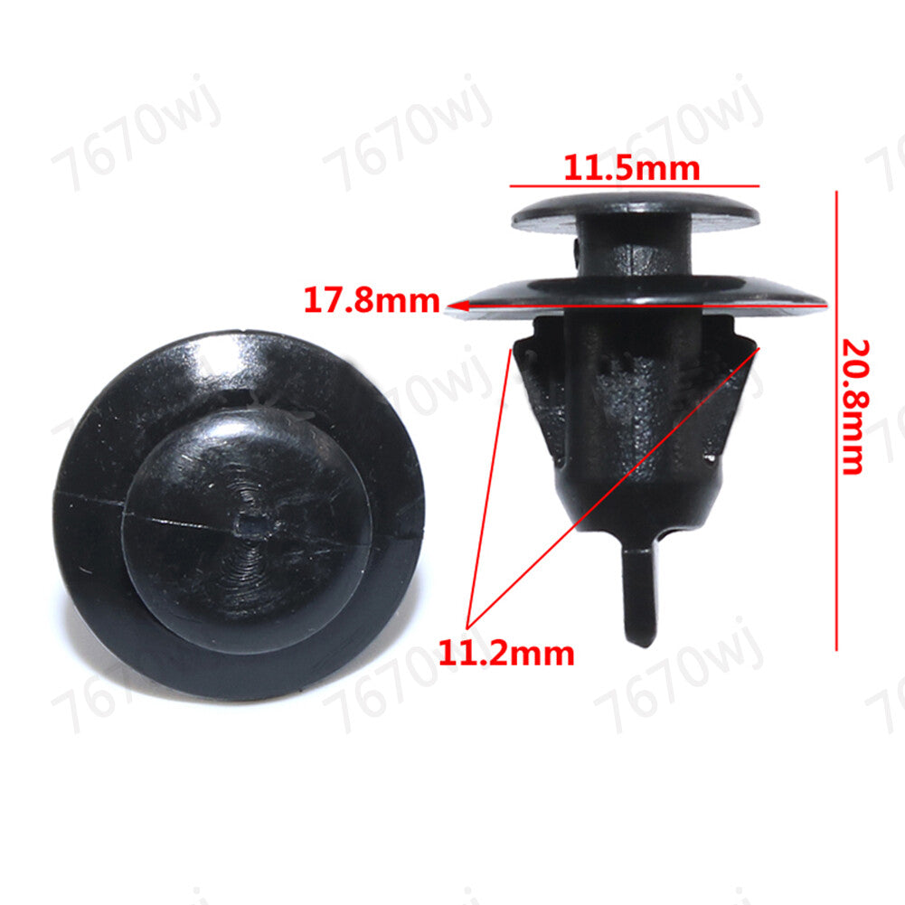10 Car Door Card Rocker Panel Fender Flare Trim Clips for Toyota
