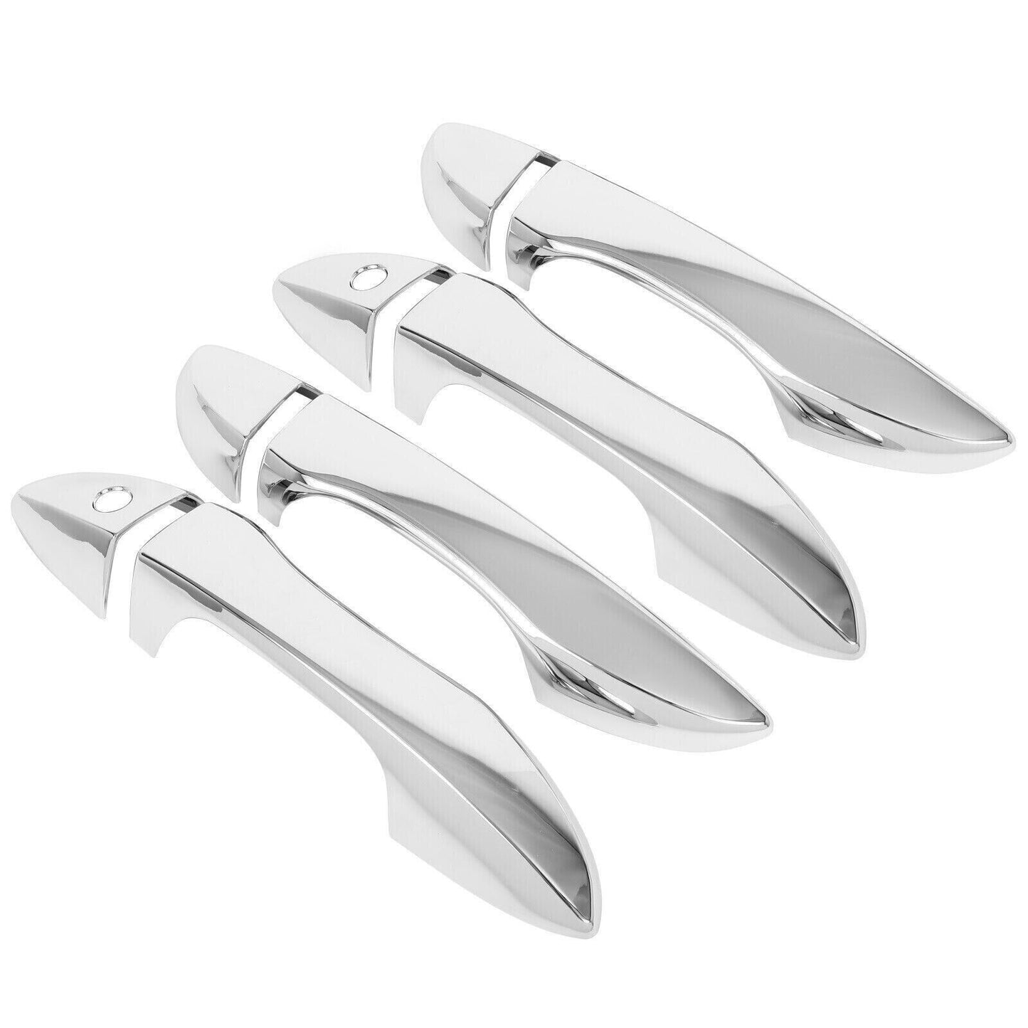 For 14-19 for Toyota for Corolla ABS Chrome Outside Door Handle Moulding Cover Trims 8X