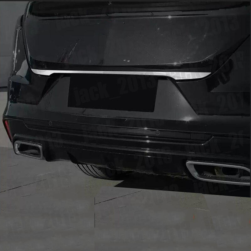 STAINLESS REAR TRUNK TAIL GATE DOOR LID COVER TRIM for Cadillac CT4 2020-2023