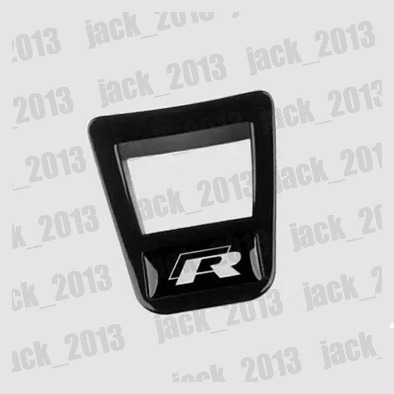 Black ABS Steering Wheel Sequin Cover Trim for Volkswagen for VW T-ROC 2018-2022
