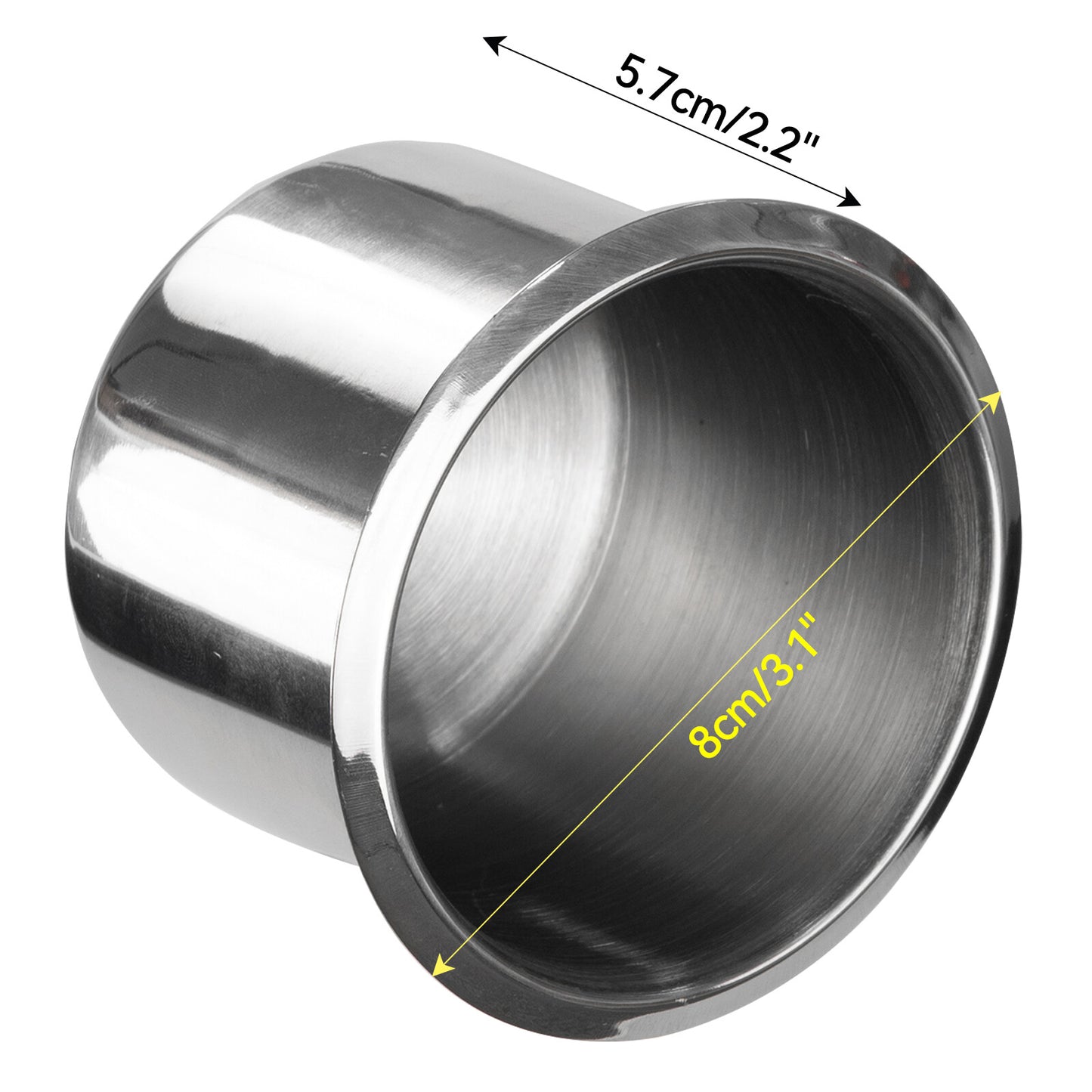 Universal Stainless Steel Cup Drink Holders For Car Camper RV Truck Marine Boat Q