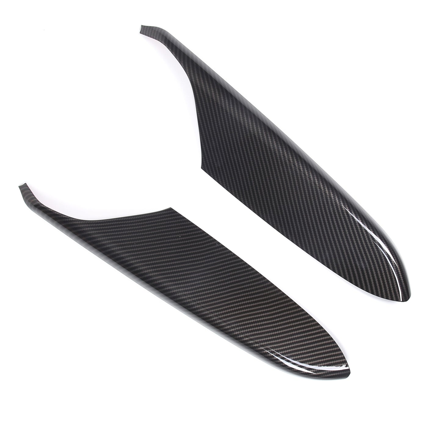 ABS carbon fiber armrest box protective cover decoration suitable for Corvette C8 2020-2023- v
