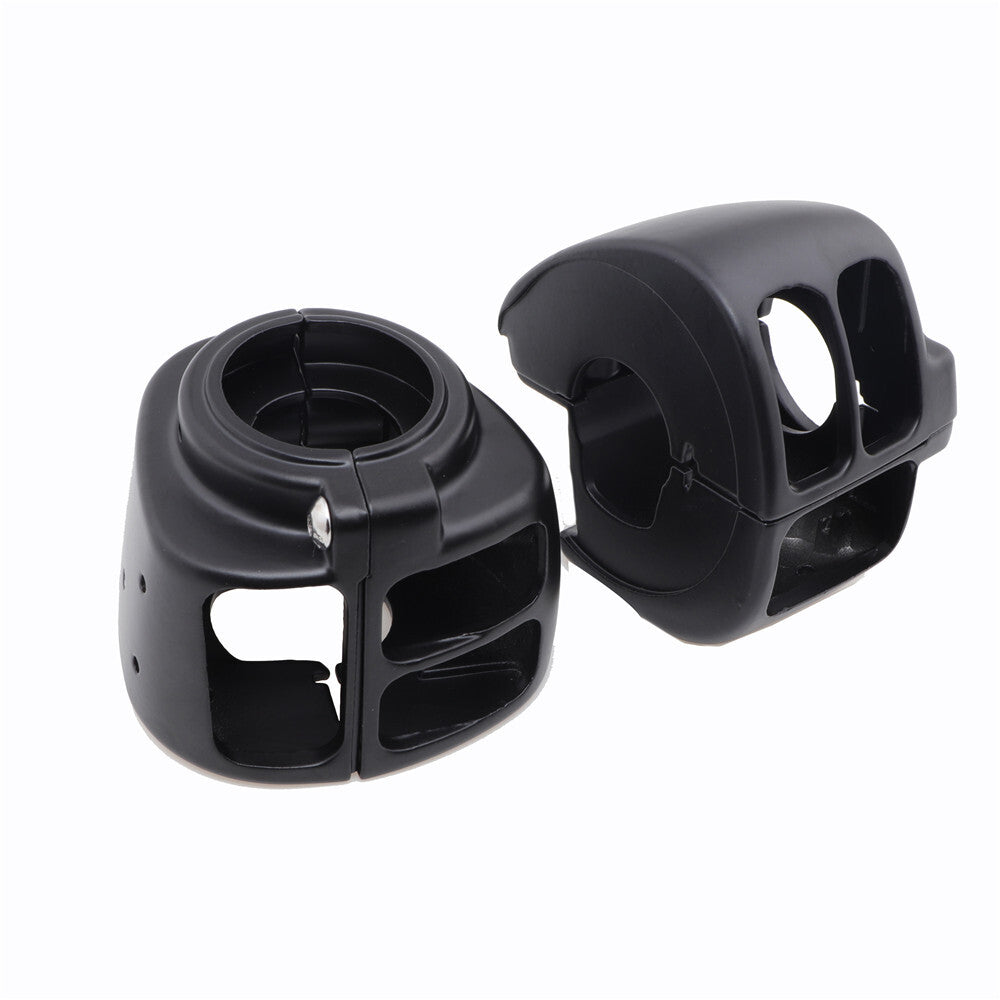 Black Switch Housing Cover Kit for Harley Touring Sportster Softail Dyna V-Rod Q