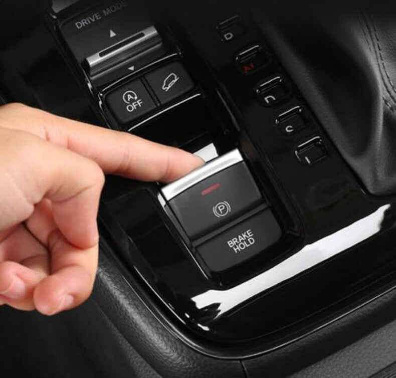 for Honda CR-V 2023-2024 Glossy Black Console Gear Shift Box Panel Cover Trim