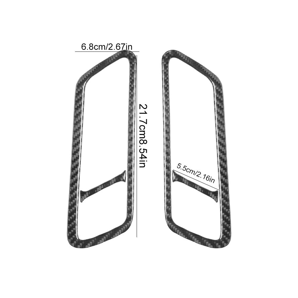 1X Carbon Fiber Inner Driver Side Storage Cover Trim for Camry 2012-2014 v