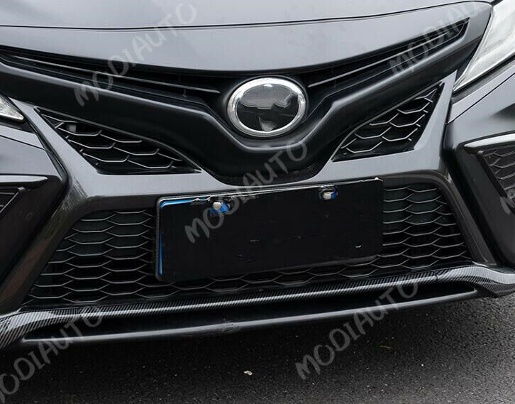 Carbon ABS Front Bumper Bottom Bezel Trim Cover For 21-2023 for Toyota for Camry SE/XSE