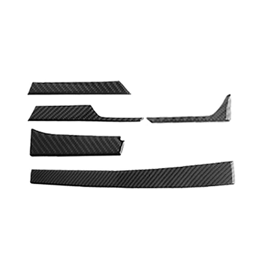 5x Carbon Fiber Interior Center Console Sticker Fit for Chevrolet Camaro 2016-20 17
