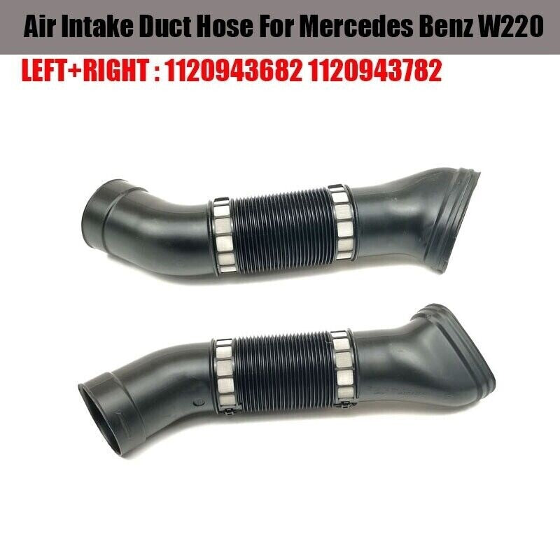 for Benz W220 E320 S280 S320 99-05 Front Left & Right Air Inlet Intake Duct Hose Q