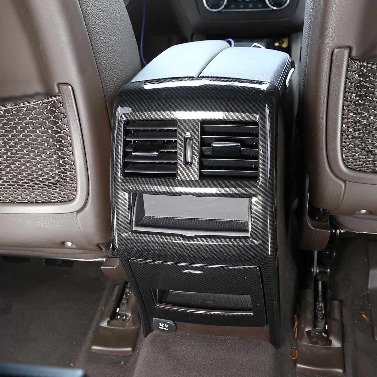 Carbon fiber rear air vent trim (2 pieces) for 2013-2019 GLE GLS ML- n