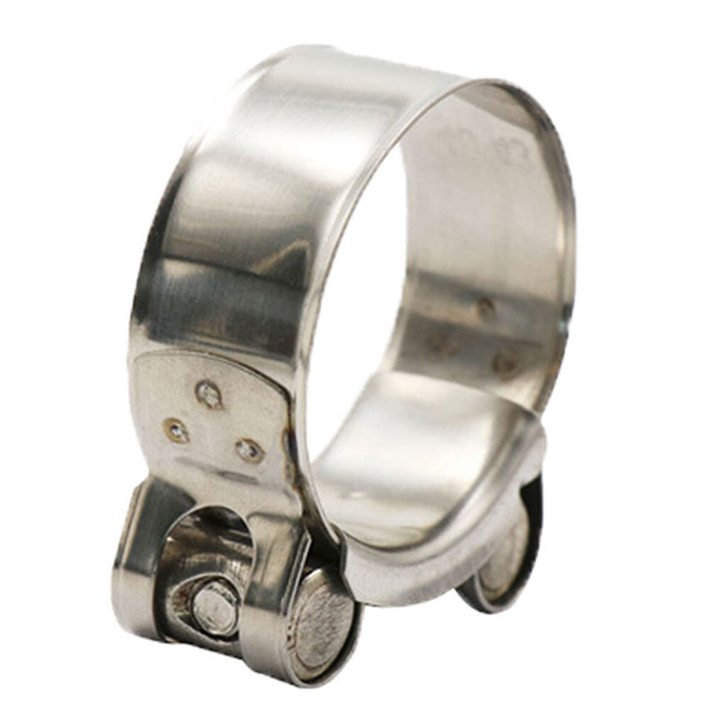 Exhaust Pipe Clamp 48mm-51mm Stainless Steel Muffler Fixed Caliper Motorcycle