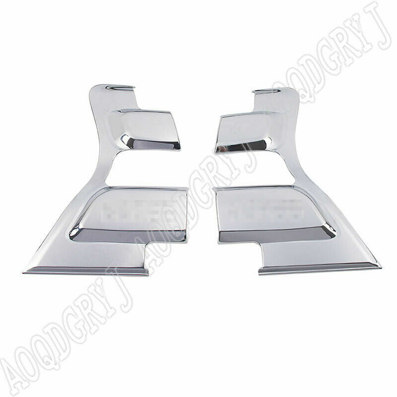 2X ABS Chrome Rear Taillight Moulding Cover Trim for Toyota Prado 150 2014-2017
