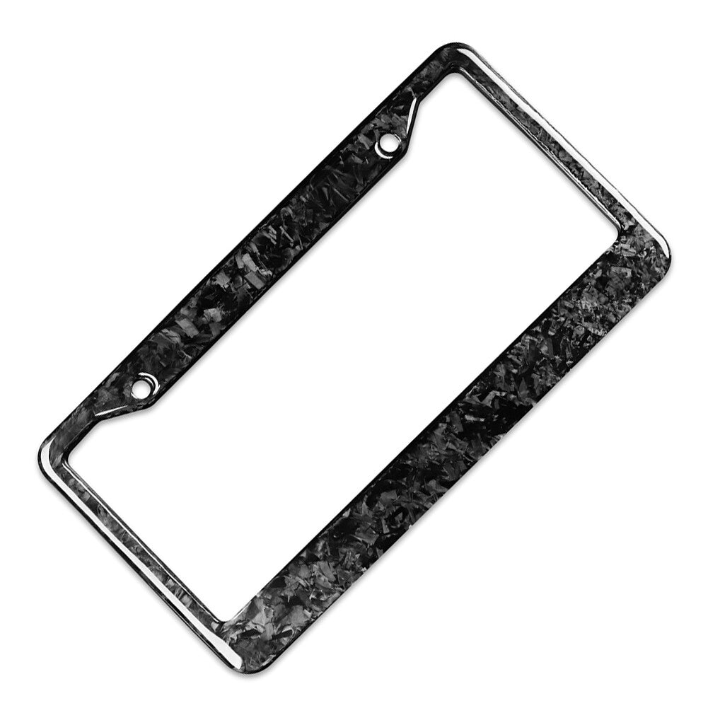 Universal American Canada Forged Pattern License Plate Frame Cover With Screw Q