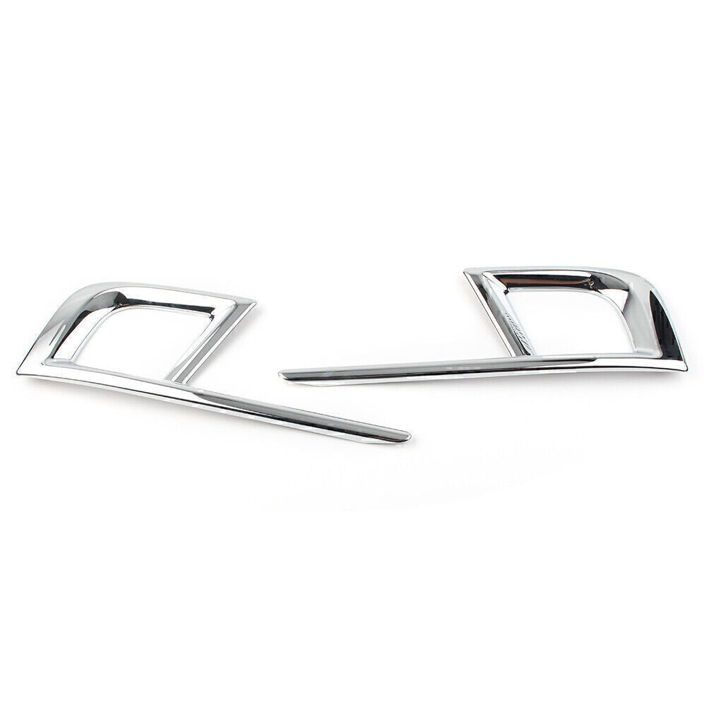 2X Chrome Front Fog Light Lamp Cover Trim Fit for Honda Odyssey 2018-2020 Version