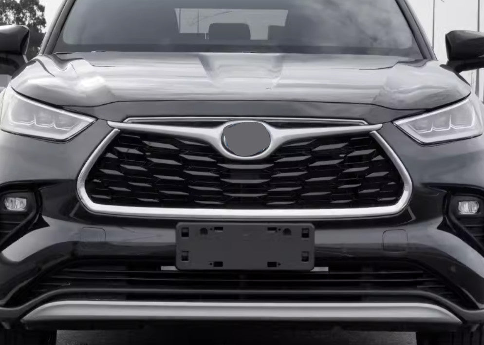for Toyota Highlander 2020-2023 Silver ABS Front Bumper Lower Protector Strip 1x