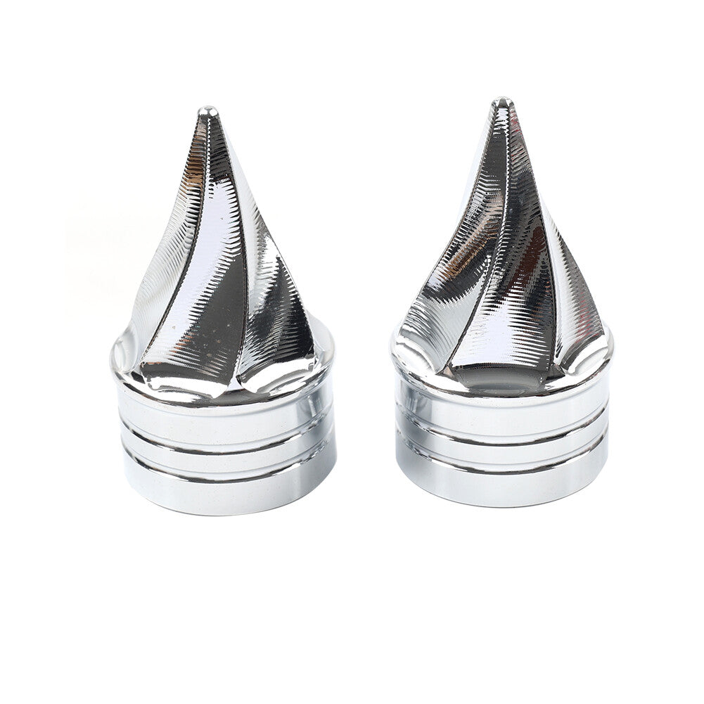 Front Axle Cap Nut Covers for Harley Touring Electra Road Glide Road King 00-07