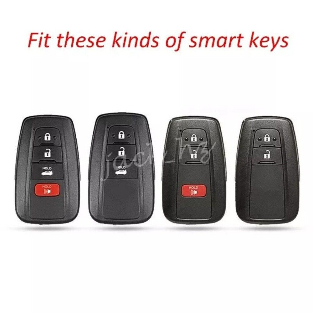 1Carbon Fiber Car Key Fob Cover Case For RAV4 for Camry CHR/Mirai for Corolla 86 n