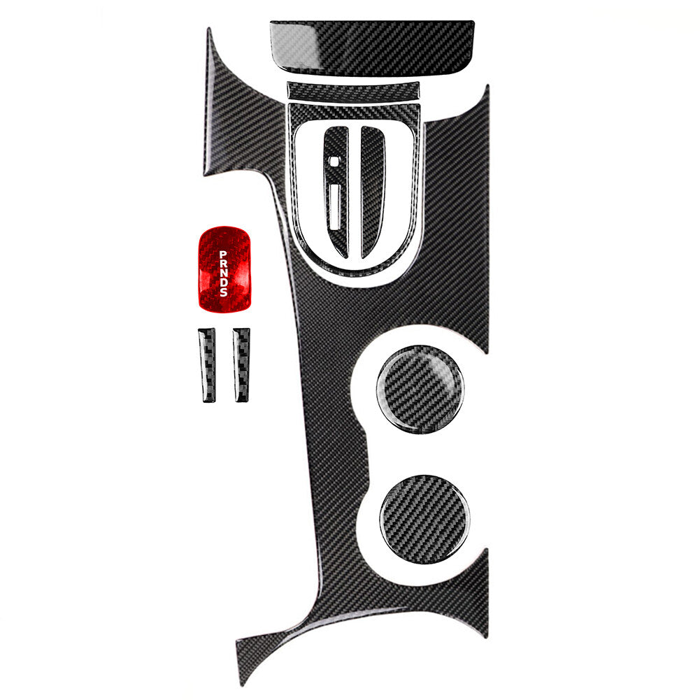 11 Pcs Gear Shift Panel Decoration Cover Trim for Ford for Mustang 2015+