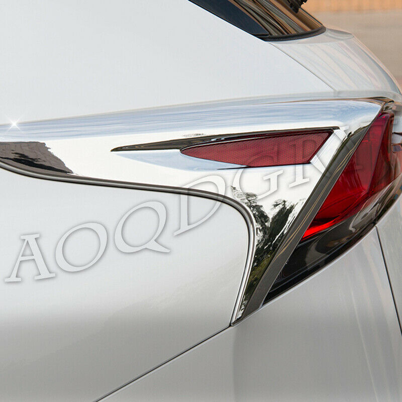 4Pcs Chrome Rear Taillight Moulding Cover Trim for LEXUS NC200T NX300H 2015-2017