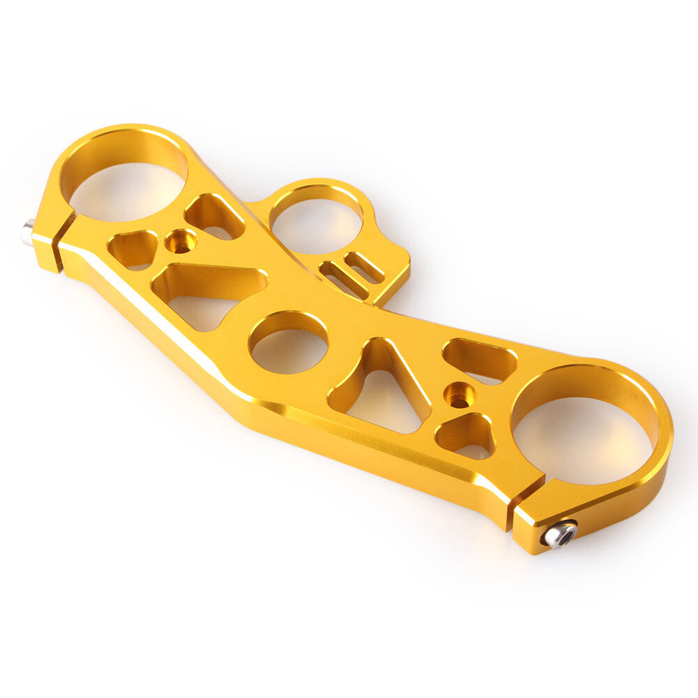 Triple Tree Front End Upper Top Clamp Gold for Yamaha YZF R6 2008-2016 2009 2010 Q