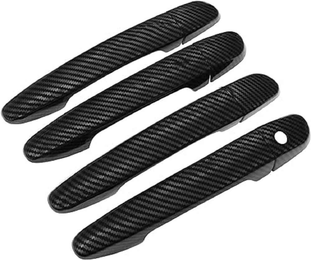 For 2010-2018 for Mazda 3 Sedan Hatchback Carbon Fiber Side Door Handle Covers Trims