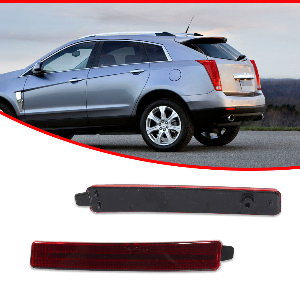 Red lens bumper reflector kit for 2009, 2010, 2011, and 2012 for Chevrolet Traverse. Q