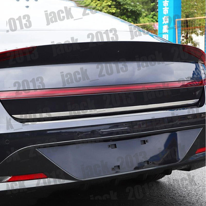 for Hyundai Sonata 2020-23 STAINLESS Chrome Rear Door Tailgate Trim Strip Cover